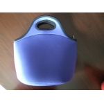 Neoprene Lunch bag with Customized Embossed Pattern
